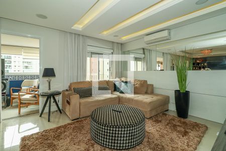 Sala de apartamento à venda com 3 quartos, 199m² em Jardim do Salso, Porto Alegre