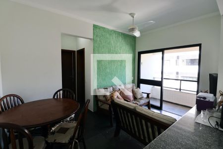 Sala de apartamento para alugar com 1 quarto, 49m² em Enseada, Guarujá