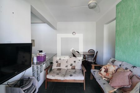 Sala de apartamento para alugar com 1 quarto, 49m² em Enseada, Guarujá