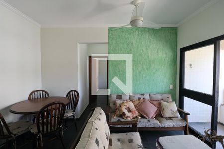 Sala de apartamento para alugar com 1 quarto, 49m² em Enseada, Guarujá