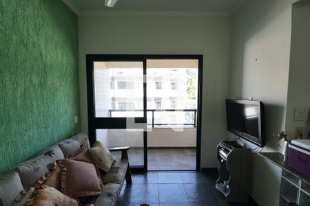 Sala de apartamento para alugar com 1 quarto, 49m² em Enseada, Guarujá