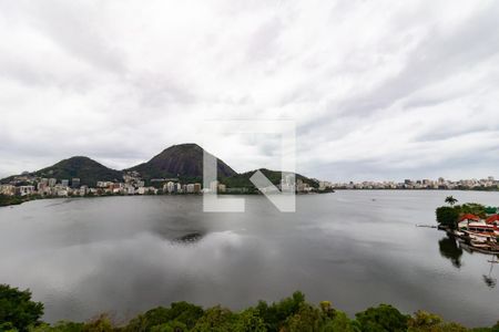 Vista da suíte 1 de apartamento à venda com 3 quartos, 100m² em Lagoa, Rio de Janeiro