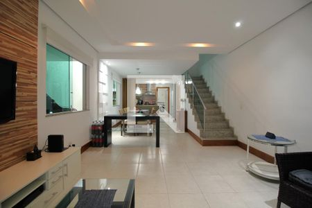 Sala de casa de condomínio à venda com 3 quartos, 146m² em Freguesia (jacarepaguá), Rio de Janeiro