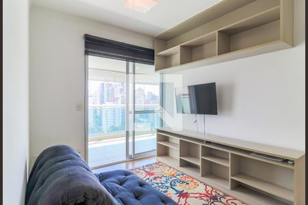 Sala de apartamento para alugar com 1 quarto, 49m² em Campo Belo, São Paulo