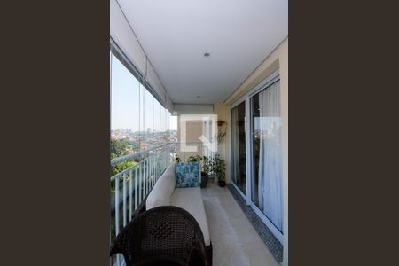 Varanda da Sala de apartamento à venda com 3 quartos, 115m² em Vila Santo Antônio, Guarulhos