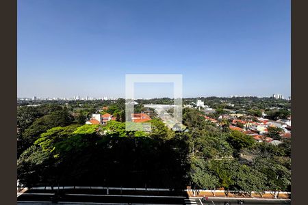 Vista Sacada Sala de apartamento para alugar com 1 quarto, 33m² em Santo Amaro, São Paulo