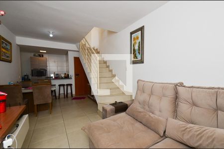 Sala de estar de apartamento à venda com 3 quartos, 130m² em Ana Lúcia, Belo Horizonte