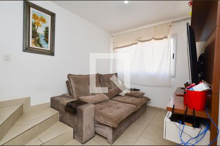 Sala de estar de apartamento à venda com 3 quartos, 130m² em Ana Lúcia, Belo Horizonte