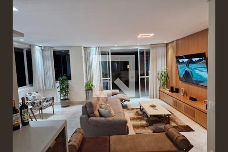 Sala de apartamento à venda com 4 quartos, 215m² em Loteamento Alphaville Campinas, Campinas