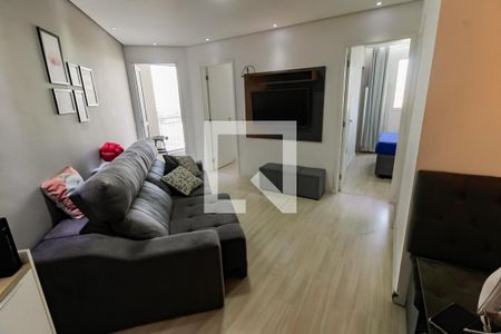 Sala de apartamento para alugar com 2 quartos, 51m² em Jardim Monte Alegre, Taboão da Serra