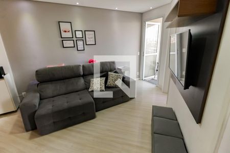 Sala de apartamento para alugar com 2 quartos, 51m² em Jardim Monte Alegre, Taboão da Serra