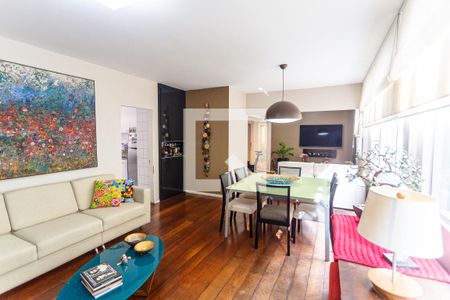 Sala de apartamento à venda com 3 quartos, 130m² em Santa Lúcia, Belo Horizonte