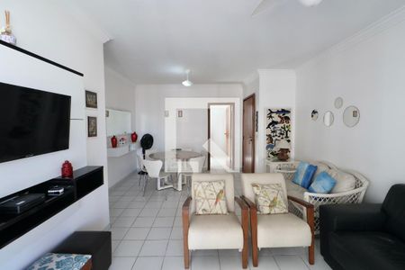 Sala de apartamento para alugar com 3 quartos, 110m² em Pitangueiras, Guarujá