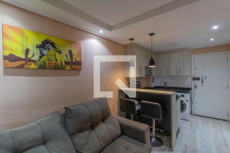 Sala e Cozinha Integrada de apartamento à venda com 1 quarto, 37m² em Jardim Santa Terezinha (zona Leste), São Paulo