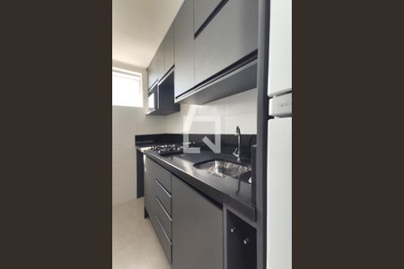 Cozinha de apartamento para alugar com 1 quarto, 54m² em Centro, São Leopoldo