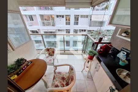 Varanda de apartamento à venda com 2 quartos, 78m² em Botafogo, Rio de Janeiro