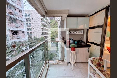 Varanda de apartamento à venda com 2 quartos, 78m² em Botafogo, Rio de Janeiro