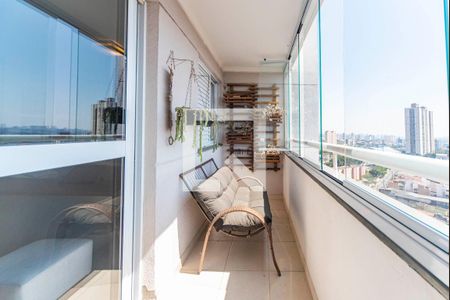 Varanda Gourmet de apartamento à venda com 2 quartos, 69m² em Vila Humaita, Santo André