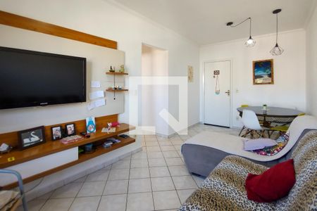 Sala de apartamento para alugar com 1 quarto, 56m² em Vila Tupi, Praia Grande