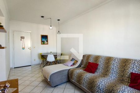 Sala de apartamento para alugar com 1 quarto, 56m² em Vila Tupi, Praia Grande