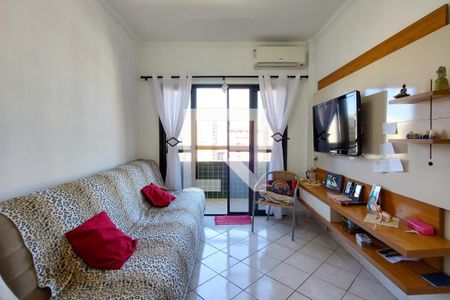 Sala de apartamento para alugar com 1 quarto, 56m² em Vila Tupi, Praia Grande