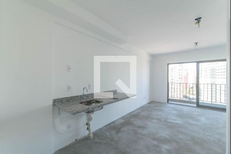 Cozinha de kitnet/studio à venda com 1 quarto, 25m² em Vila Nova Conceição, São Paulo