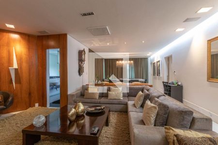 Sala de apartamento à venda com 4 quartos, 243m² em Belvedere, Belo Horizonte