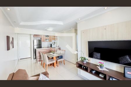 Sala - Sala de Jantar de apartamento à venda com 3 quartos, 65m² em Vila Curuçá, Santo André