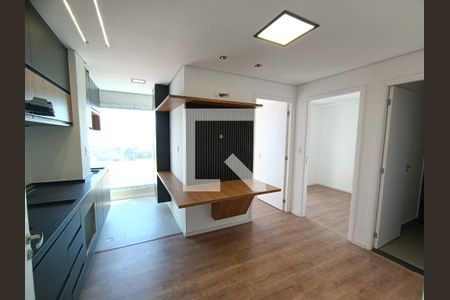 Sala/Cozinha de apartamento para alugar com 2 quartos, 32m² em Jardim Monte Kemel, São Paulo