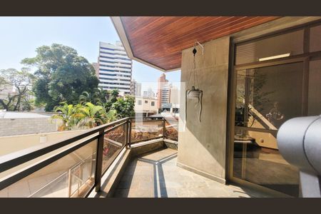 Varanda da Sala de apartamento à venda com 4 quartos, 168m² em Cambuí, Campinas