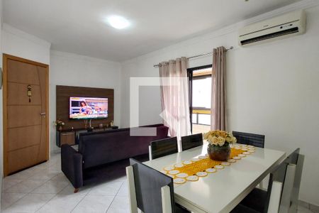 Sala de apartamento para alugar com 2 quartos, 89m² em Caiçara, Praia Grande