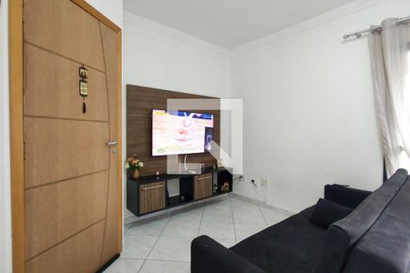 Sala de apartamento à venda com 2 quartos, 89m² em Caiçara, Praia Grande