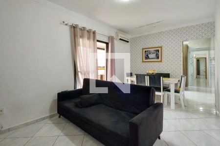 Sala de apartamento à venda com 2 quartos, 89m² em Caiçara, Praia Grande