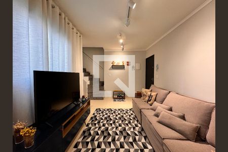 Sala de apartamento à venda com 2 quartos, 98m² em Vila Linda, Santo André