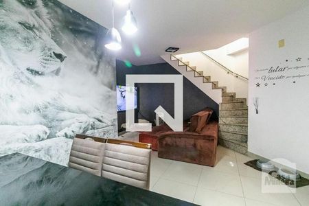 Sala de apartamento à venda com 3 quartos, 110m² em Castelo, Belo Horizonte