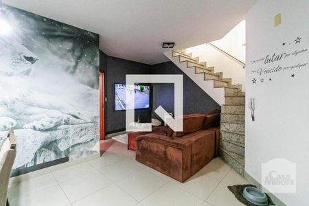 Sala de apartamento à venda com 3 quartos, 110m² em Castelo, Belo Horizonte