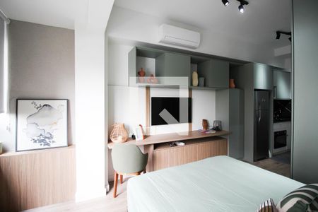 Suíte  de kitnet/studio para alugar com 1 quarto, 27m² em Moema, São Paulo