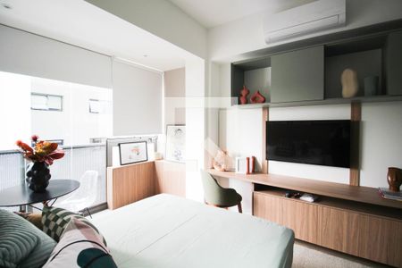 Suíte  de kitnet/studio para alugar com 1 quarto, 27m² em Moema, São Paulo