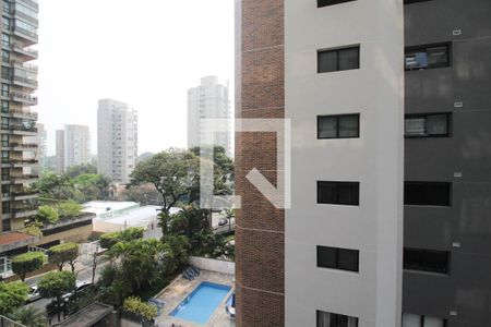 Vista de kitnet/studio para alugar com 1 quarto, 27m² em Moema, São Paulo