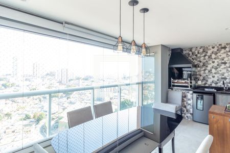 Varanda Gourmet de apartamento à venda com 3 quartos, 105m² em Vila Formosa, São Paulo