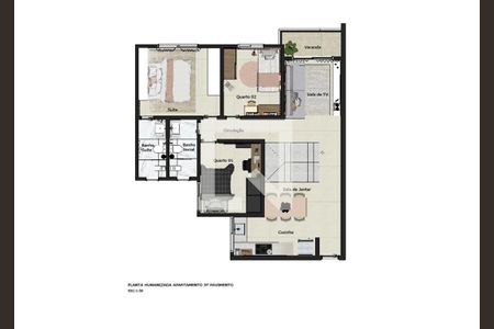 Apartamento à venda com 3 quartos, 114m² em Amazonas, Contagem