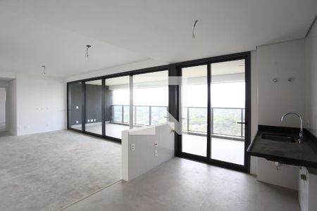 Sala/Cozinha de apartamento à venda com 2 quartos, 142m² em Jardim Morumbi, São Paulo