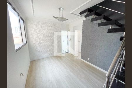 Sala de apartamento à venda com 3 quartos, 93m² em Jardim Riacho das Pedras, Contagem