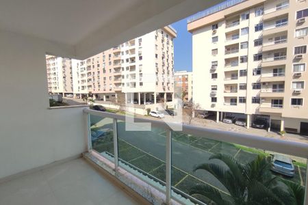 Varanda da Sala de apartamento para alugar com 3 quartos, 68m² em Pechincha, Rio de Janeiro