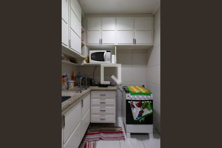 Cozinha de apartamento à venda com 1 quarto, 59m² em Leblon, Rio de Janeiro