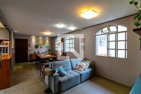 Sala de apartamento à venda com 3 quartos, 110m² em Vila Paris, Belo Horizonte