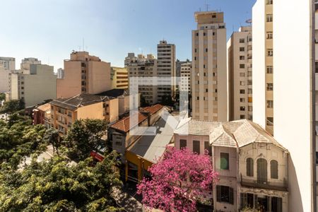 Sala - Vista de apartamento à venda com 1 quarto, 64m² em Vila Buarque, São Paulo