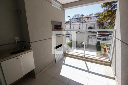 Varanda da Sala de apartamento à venda com 2 quartos, 67m² em Real Parque, São Paulo