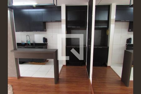 Sala/Cozinha de apartamento à venda com 2 quartos, 50m² em Vila Andrade, São Paulo