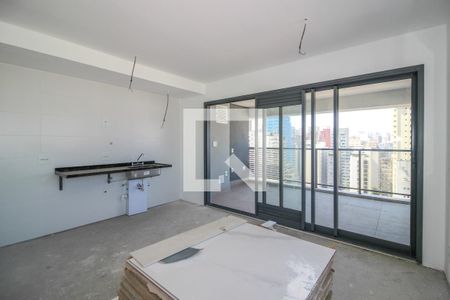 Sala/Cozinha de apartamento à venda com 2 quartos, 64m² em Jardim Paulista, São Paulo